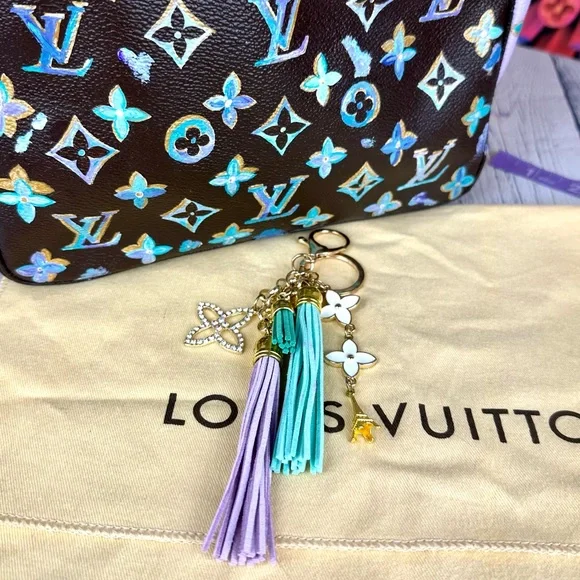 Louis Vuitton Trousse 23 Pouch Crossbody CUSTOM with dust bag and bag charm - Picture 7 of 16